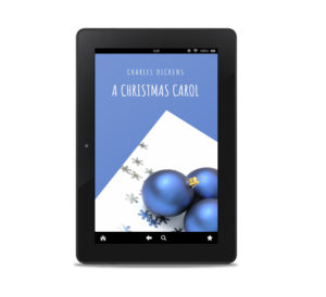 Ebook cover of the full text of A Christmas Carol by Charles Dickens