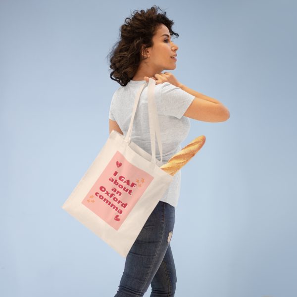 Oxford comma tote bag - Image 3