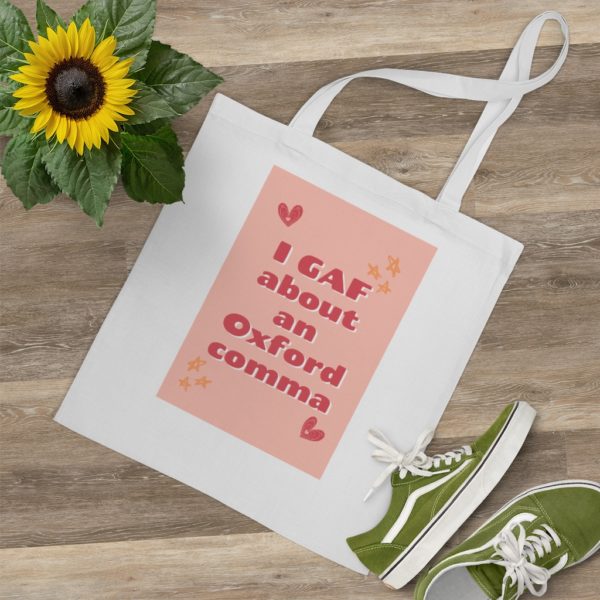 Oxford comma tote bag - Image 5